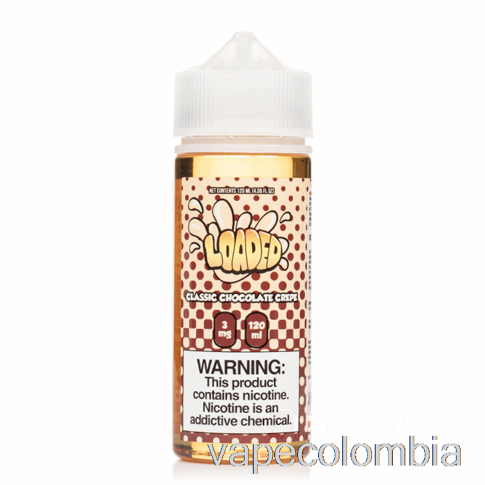 Vape Kit Completo Crepe De Chocolate Clásico - E-líquido Cargado - Vapores Despiadados - 120ml 0mg